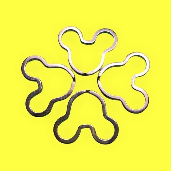 Mickey Mouse head MICKEY HEAD keychain rings FREE WITH BUNDLE PURCHASE - Picture 4 of 8